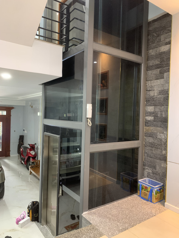 Khi Thang máy là Tác phẩm Nghệ thuật Kiến trúc nhà chị Như - Tân Tạo, Bình Tân