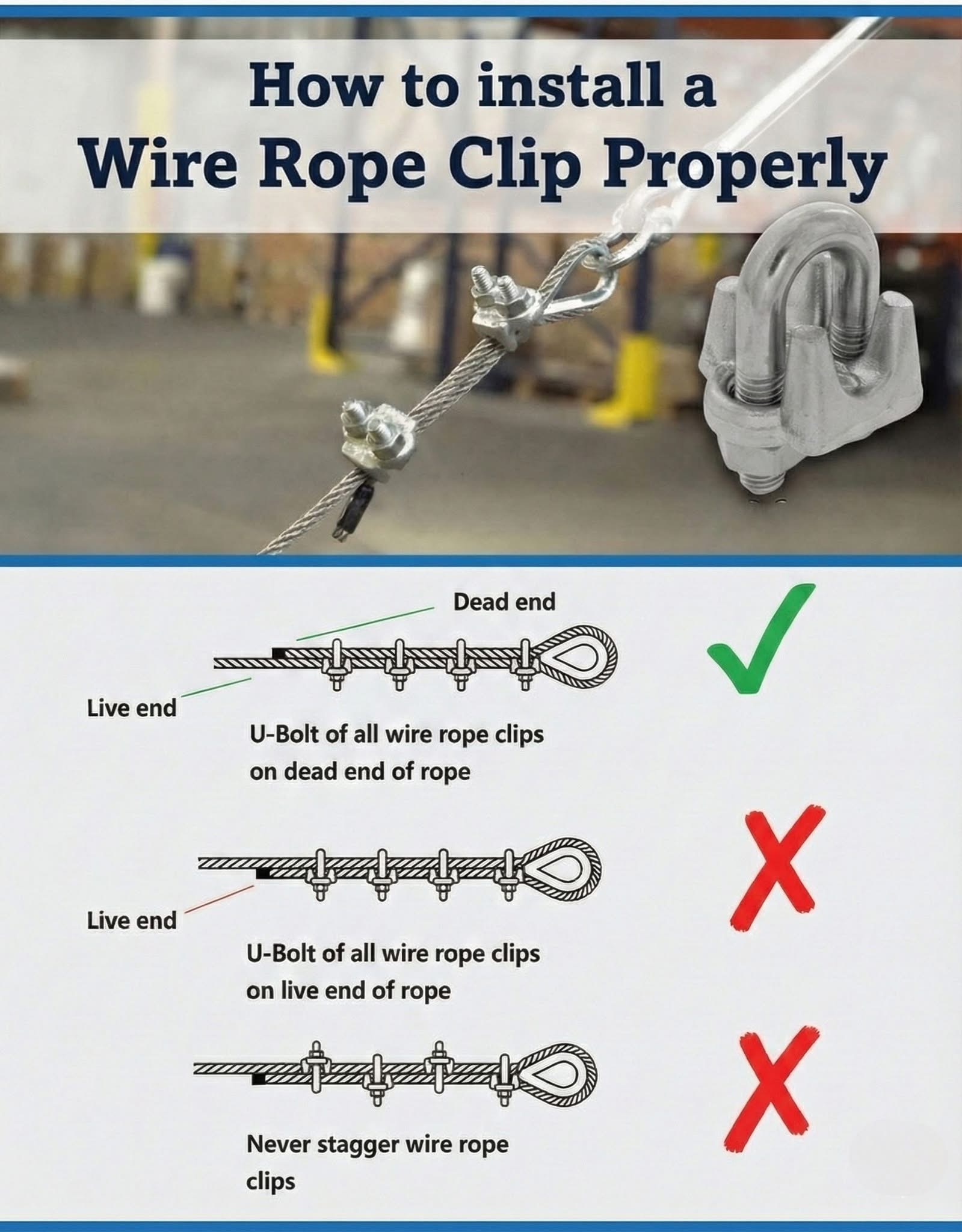 Lắp kẹp cáp đúng cách